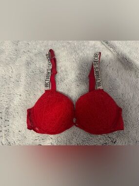 Victoria's Secret Red Bombshell Bra